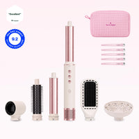 Ace & Taylor Airstyler Pro Ceramiq in Pink Quartz met alle opzetstukken, roze opbergtas en haarclips, Trustpilot Excellent beoordeling