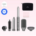 Airstyler Pro Ceramiq™ Grey met alle opzetstukken, clips en zwarte opbergtas