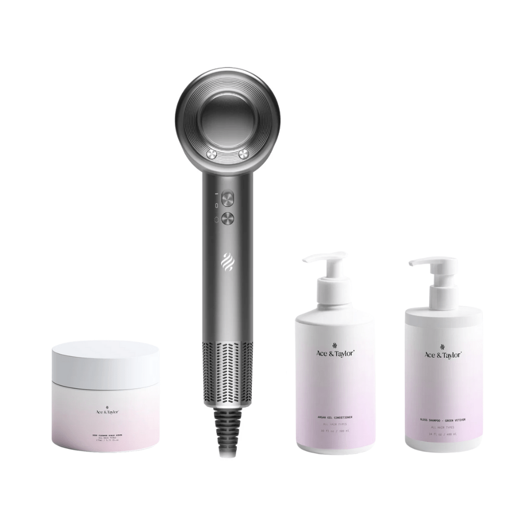 PrecisionAir™ Föhn Routine - Scalp Scrub, Argan Conditioner, Shine Shampoo - Ace & TaylorPrecisionAir™ Föhn Routine - Scalp Scrub, Argan Conditioner, Shine ShampooBundelsAce & TaylorAce & Taylor