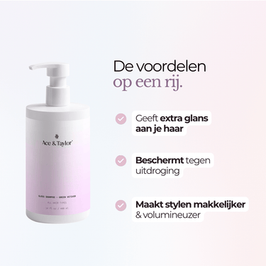 Shine Boost Shampoo - Parabeenvrij 400 ml - Ace & TaylorShine Boost Shampoo - Parabeenvrij 400 mlShampoosAce & TaylorAce & Taylor