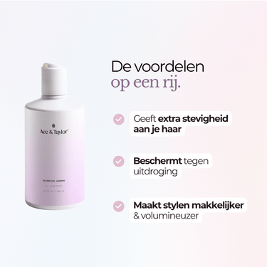 Volume Boost Shampoo - Parabeenvrij 300 ml - Ace & TaylorVolume Boost Shampoo - Parabeenvrij 300 mlShampoosAce & TaylorAce & Taylor